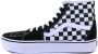 Vans Sneakers Sk8 Hi Platform 2 Zwart Veters Normaal Vrouwen Canvas Rubber Ademend Effen Hoge sneakers - Thumbnail 10
