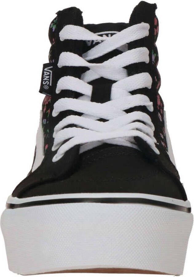 Vans Filmore Hi Platform Floral meisjes sneaker Zwart multi