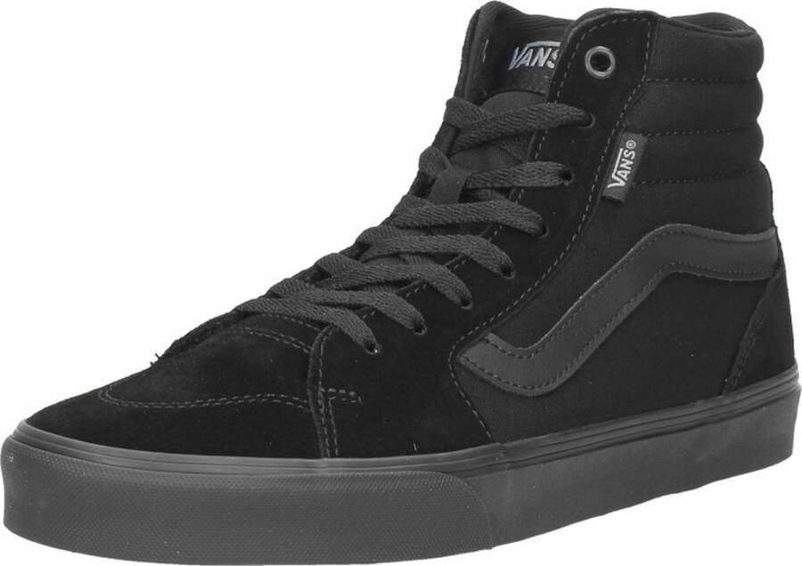 Vans Sk8-Hi Heren Schoenen Black Leer Textil 5 Foot Locker - Foto 6