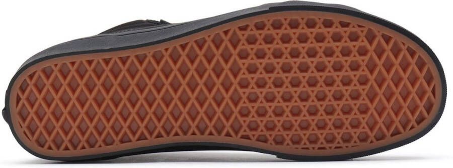 Vans Sk8-Hi Heren Schoenen Black Leer Textil 5 Foot Locker - Foto 15