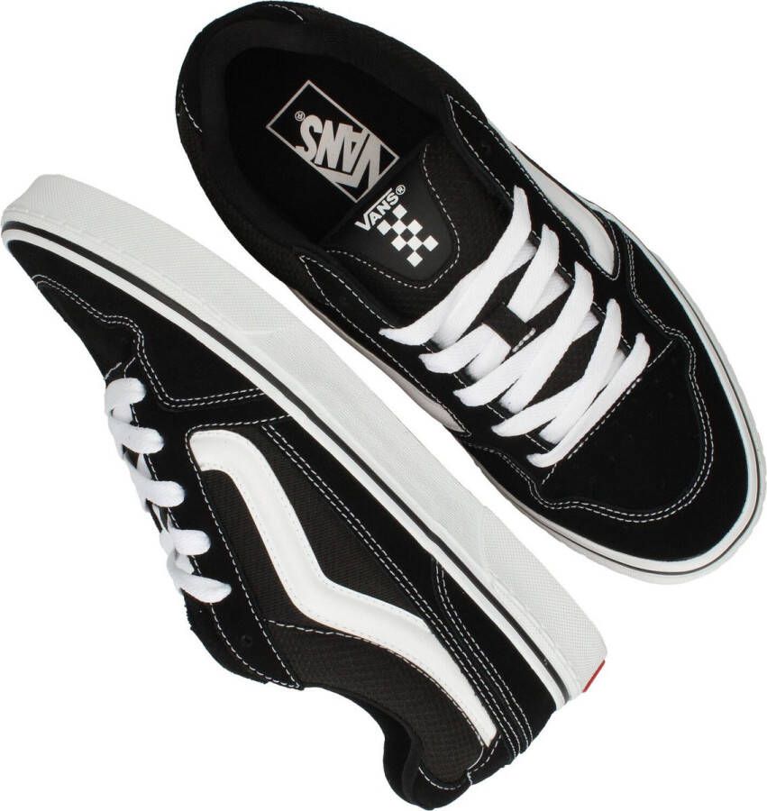 Vans MN Caldrone SUEDE MESH Heren Sneakers BLACK WHITE