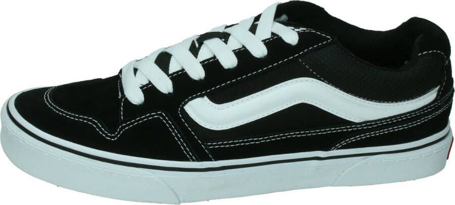Vans MN Caldrone SUEDE MESH Heren Sneakers BLACK WHITE