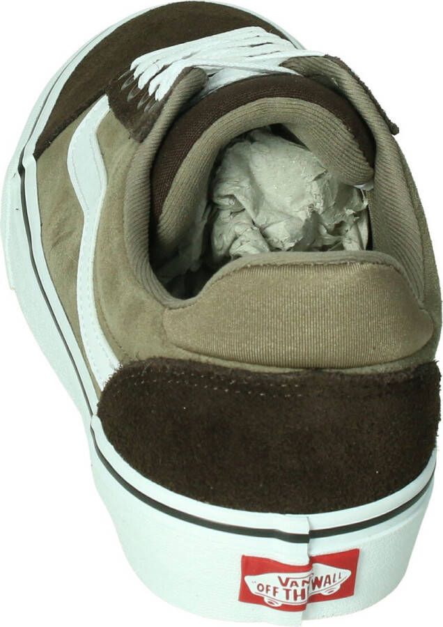 Vans MN Ward Deluxe Sneakers Laag donkerbruin - Foto 3