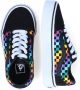 VANS Ward Rainbow Mini Check sneakers zwart multi - Thumbnail 4