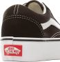 Vans Old Skool Platform sneaker zwart wit Leer Effen 31 Sneakers - Thumbnail 9