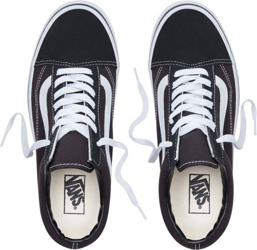 Vans Ua Old Skool Stackform Skate Schoenen suede canvas black true white maat: 40.5 beschikbare maaten:40.5 41 - Foto 4