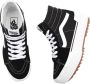 Vans Ua Sk8 Hi Stacked Suede Canvas Black Blanc Sneaker - Thumbnail 15