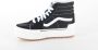 Vans Ua Sk8 Hi Stacked Suede Canvas Black Blanc Sneaker - Thumbnail 13