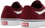 VANS Filmore Decon suède sneakers donkerrood wit - Thumbnail 4