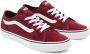 VANS Filmore Decon suède sneakers donkerrood wit - Thumbnail 8