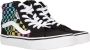 Vans Filmore Hi sneakers zwart multi Jongens Meisjes Canvas 34 - Thumbnail 5