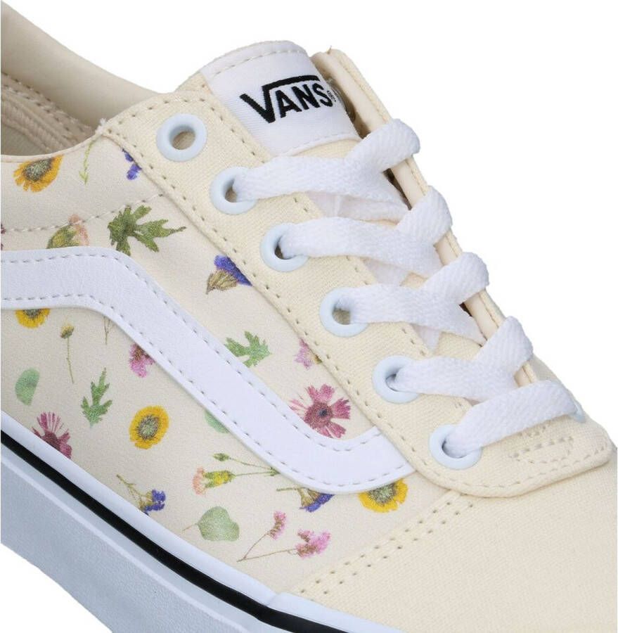 Vans Gedrukte Bloemen Schaakbord Schoenen Multicolor Dames - Foto 11