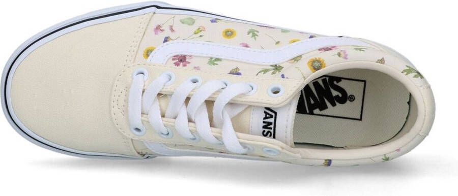 Vans Gedrukte Bloemen Schaakbord Schoenen Multicolor Dames - Foto 13