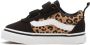 VANS Ward V Animal sneakers met panterprint zwart camel - Thumbnail 11