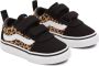 VANS Ward V Animal sneakers met panterprint zwart camel - Thumbnail 8