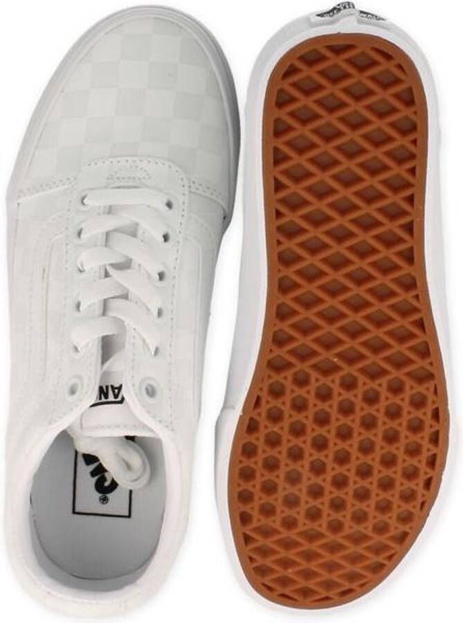 Vans Ward Checkerboard Dames Sneakers White White