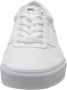 Vans Ward Checkerboard Dames Sneakers White White - Thumbnail 11
