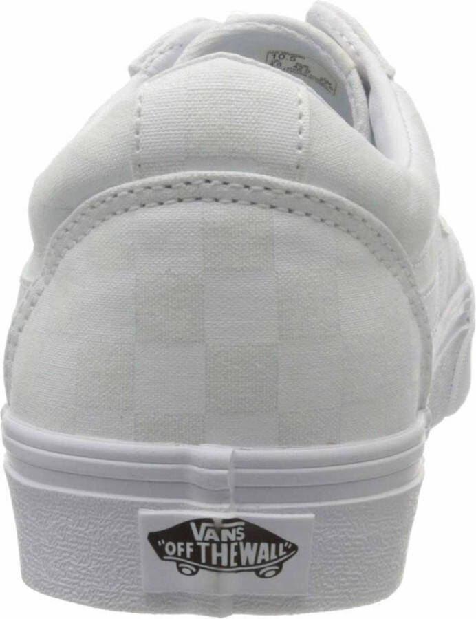 Vans Ward Checkerboard Dames Sneakers White White