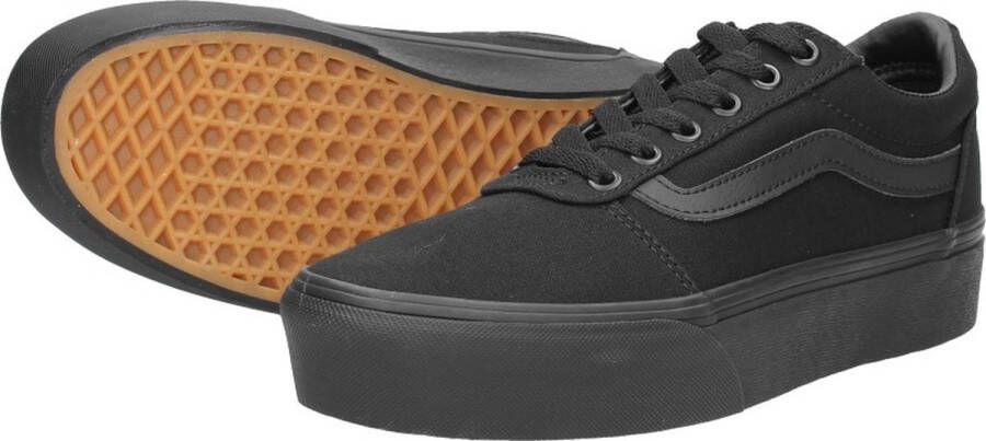 Vans Ward Platform Dames Sneakers (Canvas) Black Black