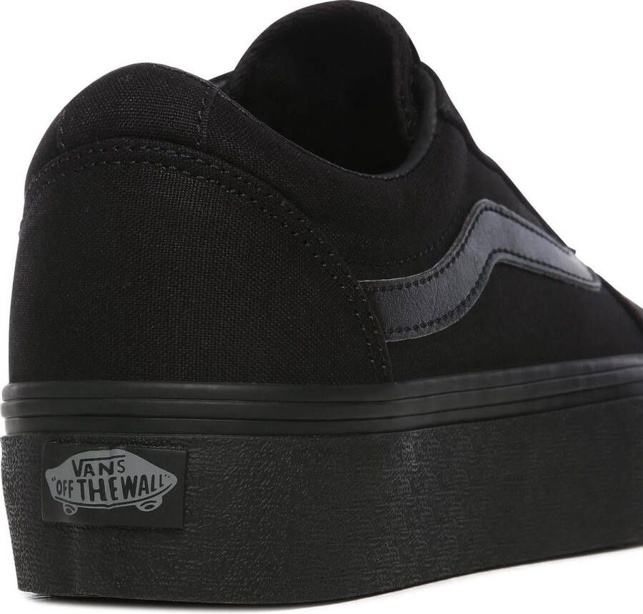 Vans Ward Platform Dames Sneakers (Canvas) Black Black