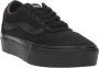 Vans Ward Platform Dames Sneakers (Canvas) Black Black - Thumbnail 6