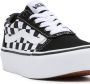 Vans MY Ward Platform Meisjes Sneakers Black White - Thumbnail 8