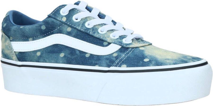 Vans Ward Platform Sneakers Laag licht blauw