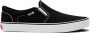 Vans WM Asher Dames Sneakers Canvas Black White - Thumbnail 3