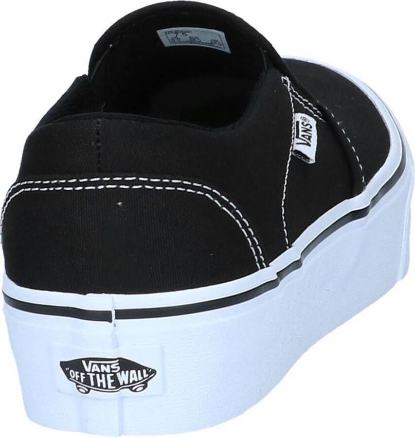 Vans Asher Platform Canvas Dames Sneakers Black - Foto 5