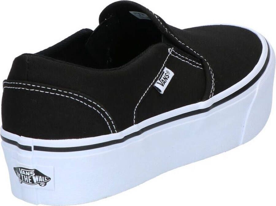 Vans Asher Platform Canvas Dames Sneakers Black - Foto 6