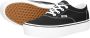 Vans Doheny Platform Canvas Dames Sneakers Black White - Thumbnail 11