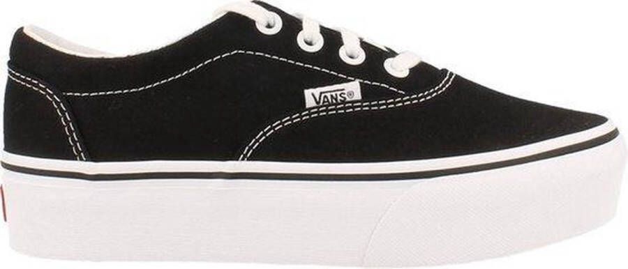 Vans Doheny Platform Canvas Dames Sneakers Black White - Foto 13