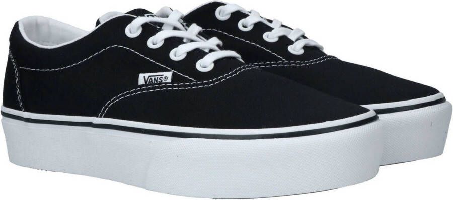 Vans Doheny Platform Canvas Dames Sneakers Black White - Foto 7