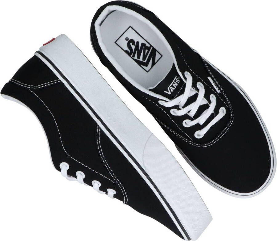 Vans Doheny Platform Canvas Dames Sneakers Black White - Foto 9