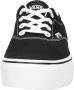 Vans Doheny Platform Canvas Dames Sneakers Black White - Thumbnail 15