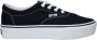 Vans Doheny Platform Canvas Dames Sneakers Black White - Thumbnail 6