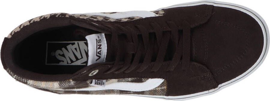 Vans WM Filmore Hi Platform Sneakers Hoog donkerbruin