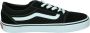 Vans Yt Ward Sneakers (Suede Canvas)Black White - Thumbnail 15