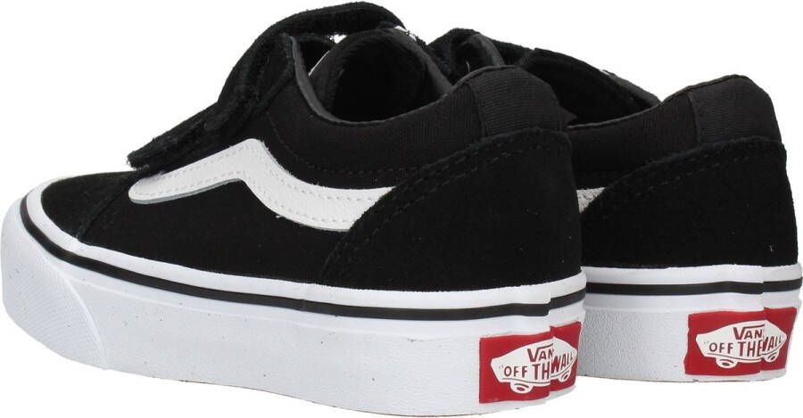 Vans Youth Ward V Suede Canvas Sneakers Black White