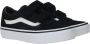 Vans Youth Ward V Suede Canvas Jongens Sneakers Black White - Thumbnail 9