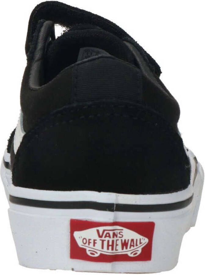 Vans Youth Ward V Suede Canvas Sneakers Black White