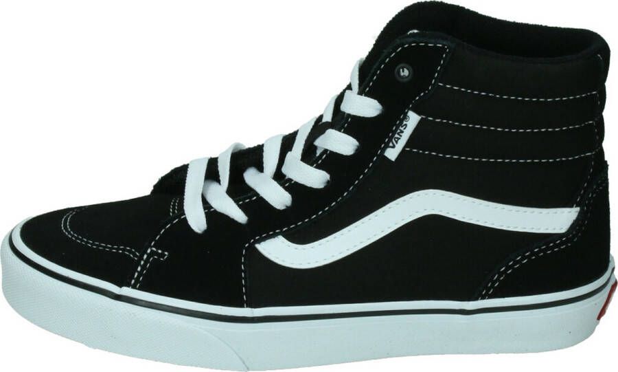 Vans YT Filmore Hi (SUEDE CANVAS)BLACK WHITE