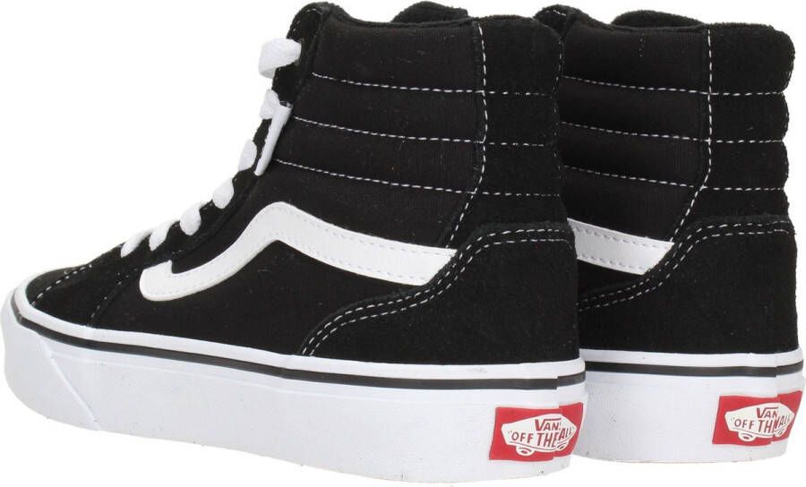 Vans YT Filmore Hi (SUEDE CANVAS)BLACK WHITE