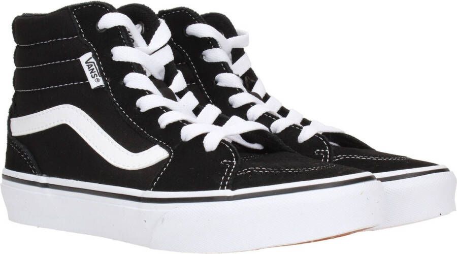 Vans YT Filmore Hi (SUEDE CANVAS)BLACK WHITE