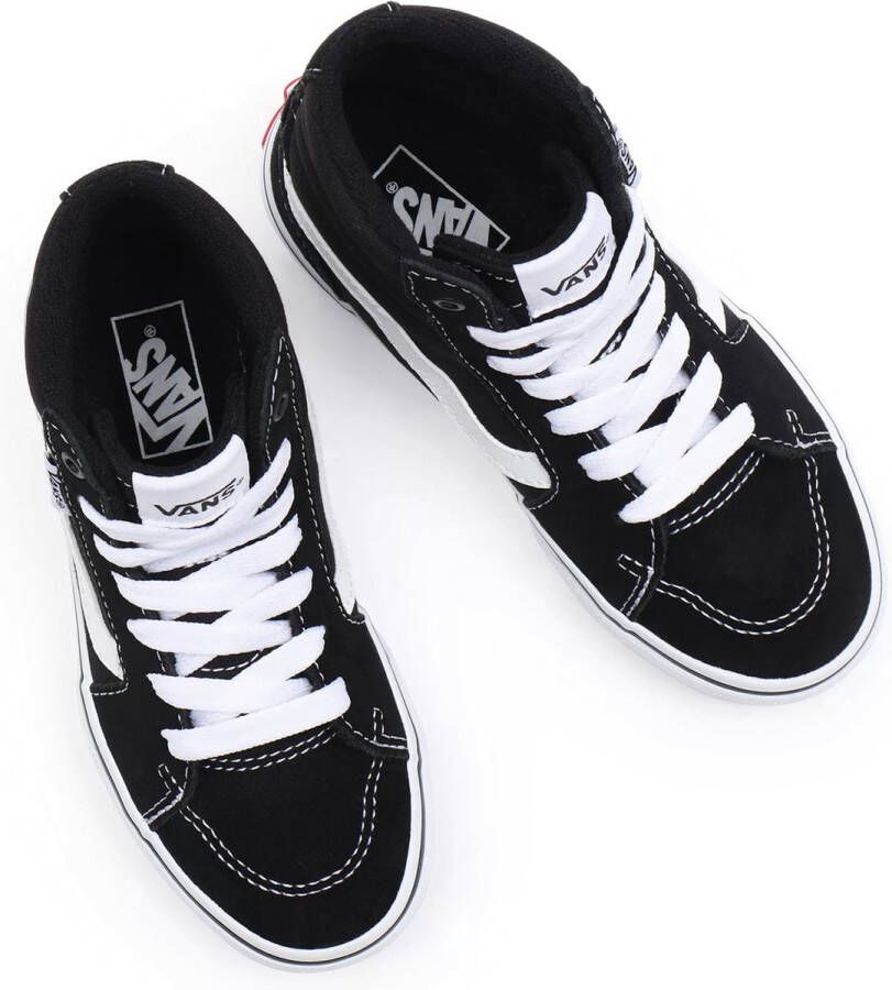 Vans Filmore Hi sneakers zwart wit Jongens Meisjes Suede Effen 30.5 - Foto 7