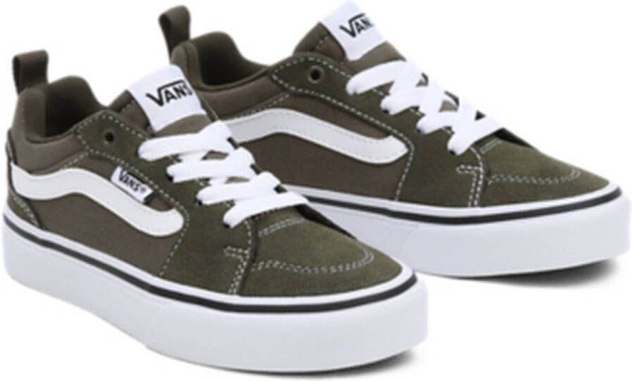 Vans Groene leren sneaker met flexibele zool Multicolor Dames - Foto 15