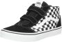 Vans Ward sneakers zwart wit Jongens Meisjes Canvas Effen 38 - Thumbnail 9