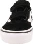 Vans Youth Ward V Suede Canvas Jongens Sneakers Black White - Thumbnail 14