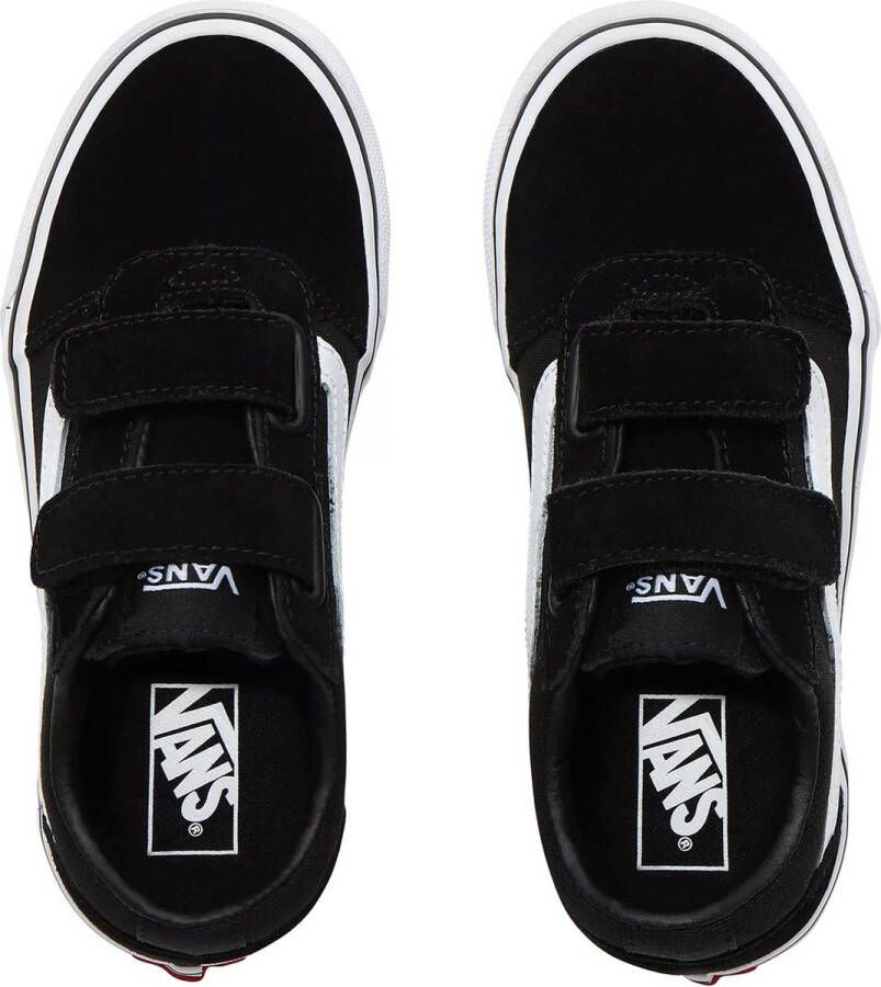 Vans YT Ward V (SUEDE CANVAS)BLACK WHITE
