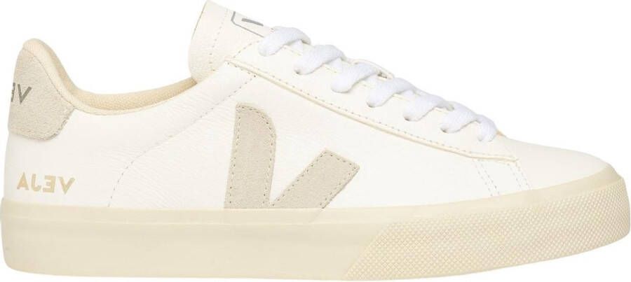 Veja Campo Sneakers Leer Dames Wit
